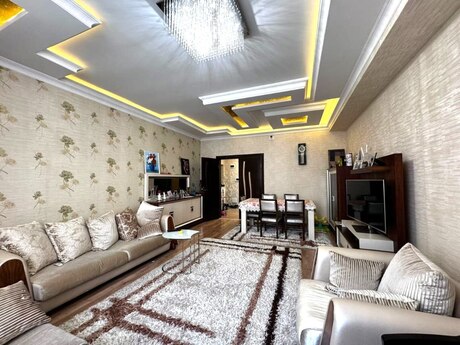 3 otaqlı yeni tikili - Şah İsmayıl Xətai m. - 125 m²