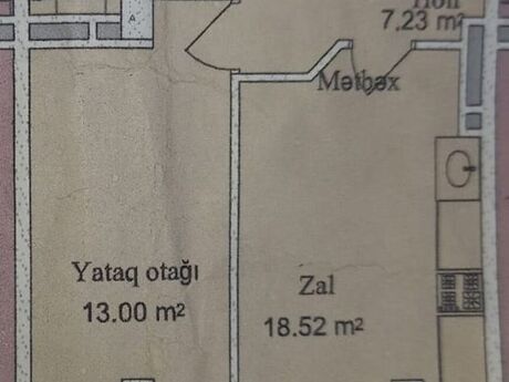 1 otaqlı yeni tikili - Masazır q. - 47.2 m²