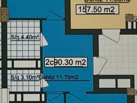 3 otaqlı yeni tikili - Azadlıq Prospekti m. - 92 m²