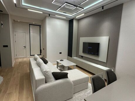 2-room apartment for rent, 90 m², Renessans Palace: 1 400 ₼/mo 3
