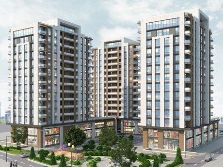 1 otaqlı yeni tikili - Nəriman Nərimanov m. - 53.4 m²