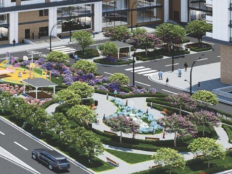 1 otaqlı yeni tikili - Nəriman Nərimanov m. - 53.4 m²