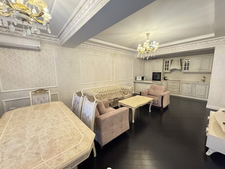 3 otaqlı yeni tikili - Şah İsmayıl Xətai m. - 100 m²