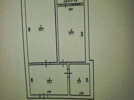 Satılır 2 otaqlı yeni tikili 68 m², Massiv V q.