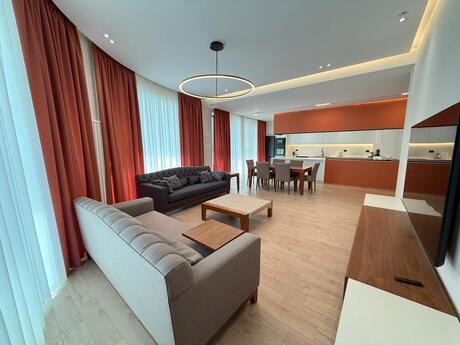 4 otaqlı yeni tikili - Ağ şəhər q. - 210 m²
