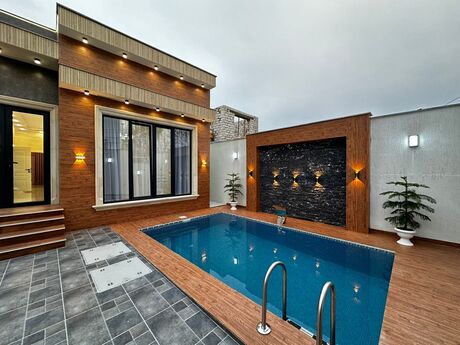 4 otaqlı həyət evi/bağ evi - Şüvəlan q. - 155 m²