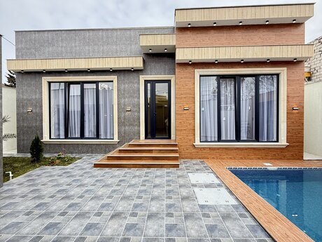 4 otaqlı həyət evi/bağ evi - Şüvəlan q. - 150 m²