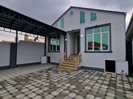 4 otaqlı həyət evi/bağ evi - Məmmədli q. - 122 m²