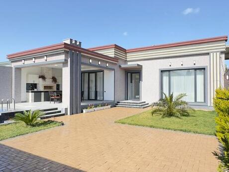 4 otaqlı həyət evi/bağ evi - Mərdəkan q. - 170 m²