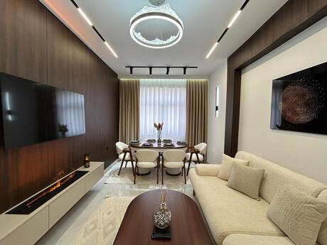3 otaqlı yeni tikili - Şah İsmayıl Xətai m. - 90 m²
