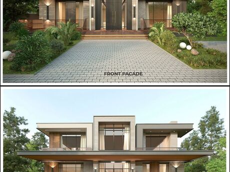 10 otaqlı həyət evi/bağ evi - Sea Breeze q. - 1000 m²
