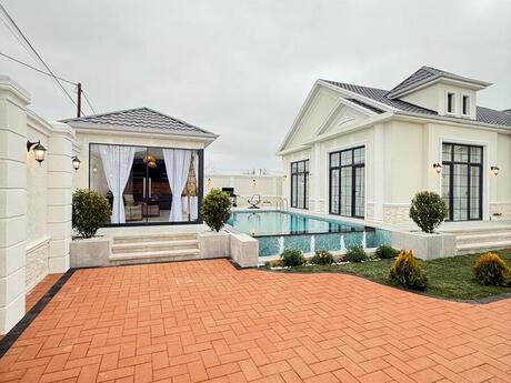4 otaqlı həyət evi/bağ evi - Mərdəkan q. - 210 m²