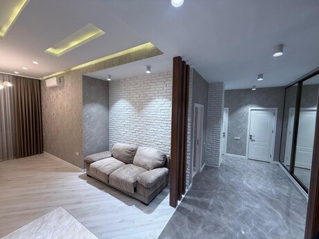 3 otaqlı yeni tikili - Şah İsmayıl Xətai m. - 110 m²