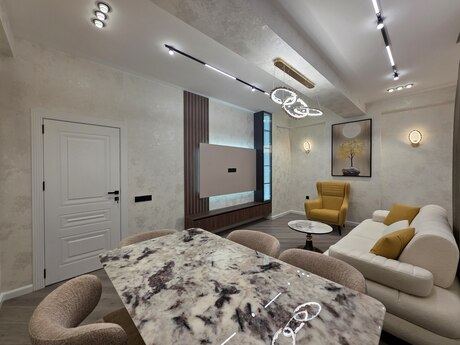3 otaqlı yeni tikili - Həzi Aslanov m. - 91 m²