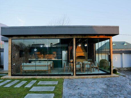 3 otaqlı həyət evi/bağ evi - Qəbələ - 120 m²