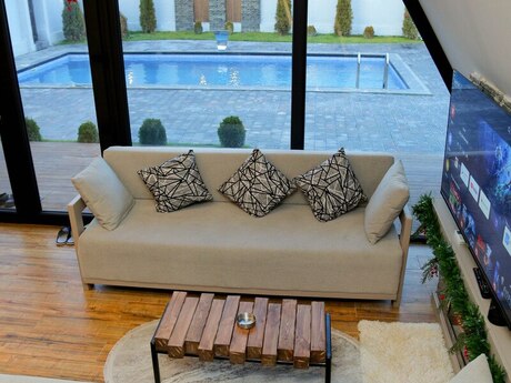 3 otaqlı həyət evi/bağ evi - Qəbələ - 120 m²