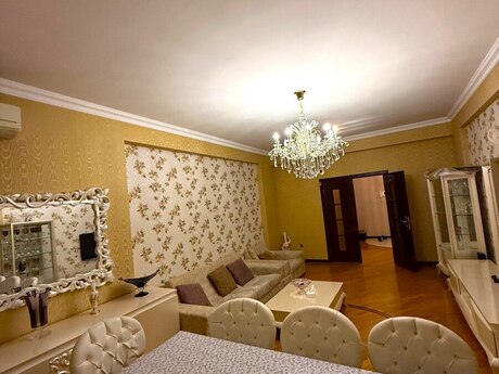 3 otaqlı yeni tikili - Nəriman Nərimanov m. - 130 m²