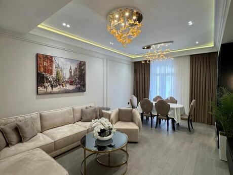4 otaqlı yeni tikili - Şah İsmayıl Xətai m. - 140 m²