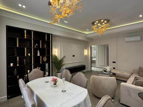 4 otaqlı yeni tikili - Şah İsmayıl Xətai m. - 140 m²