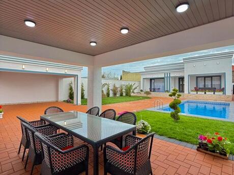 4 otaqlı həyət evi/bağ evi - Mərdəkan q. - 180 m²