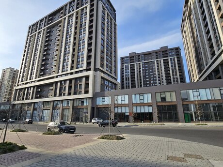 3 otaqlı yeni tikili - Şah İsmayıl Xətai m. - 92 m²