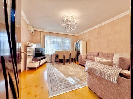3-комн. вторичка - м. Кероглу - 90 м²