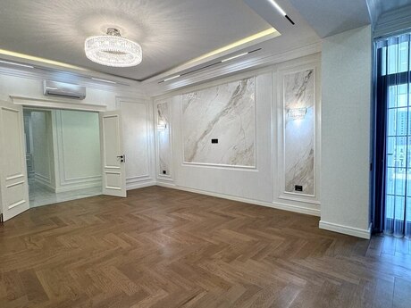 4 otaqlı yeni tikili - İnşaatçılar m. - 181 m²