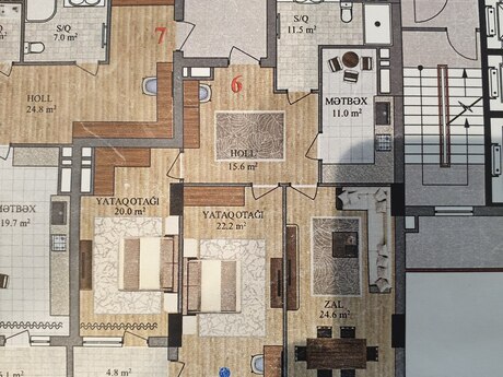 3 otaqlı yeni tikili - 28 May m. - 110 m²