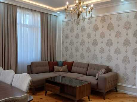 3 otaqlı yeni tikili - İnşaatçılar m. - 97 m²