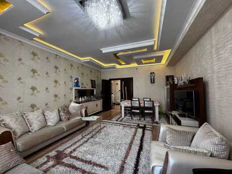 3 otaqlı yeni tikili - Şah İsmayıl Xətai m. - 125 m²