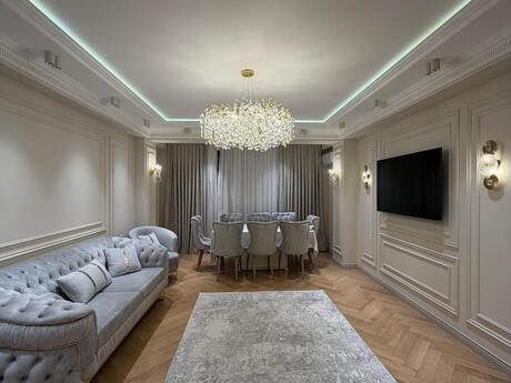 4 otaqlı yeni tikili - Nəriman Nərimanov m. - 176.6 m²