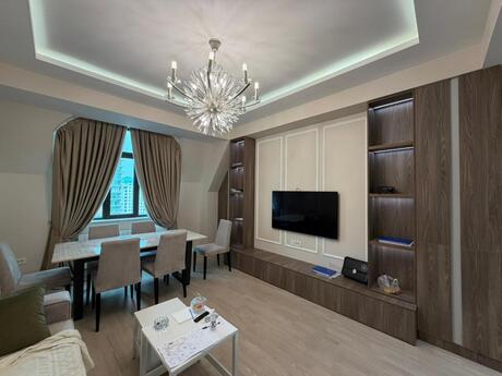 3 otaqlı yeni tikili - Nəsimi r. - 128 m²