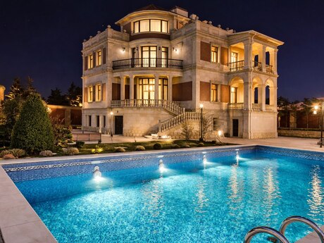 6 otaqlı həyət evi/bağ evi - Bilgəh q. - 600 m²
