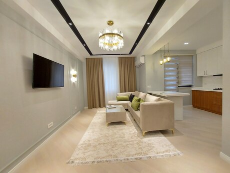 2 otaqlı yeni tikili - Şah İsmayıl Xətai m. - 90 m²