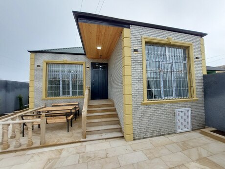 3 otaqlı həyət evi/bağ evi - Binə q. - 100 m²