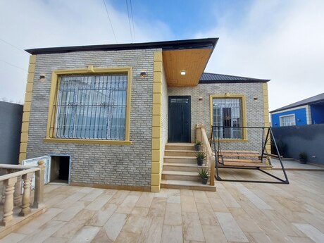 3 otaqlı həyət evi/bağ evi - Binə q. - 100 m²
