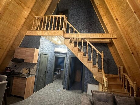 4 otaqlı həyət evi/bağ evi - Qəbələ - 150 m²