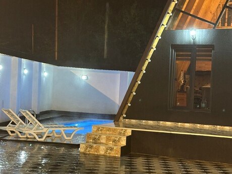 4 otaqlı həyət evi/bağ evi - Qəbələ - 150 m²