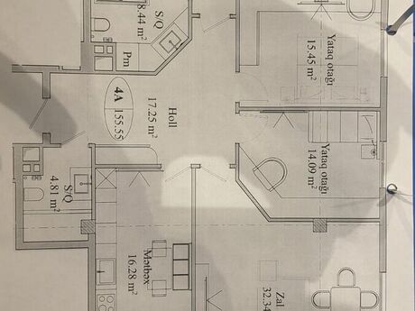 4 otaqlı yeni tikili - 20 Yanvar m. - 156 m²