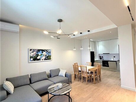 3 otaqlı yeni tikili - Ağ şəhər q. - 120 m²