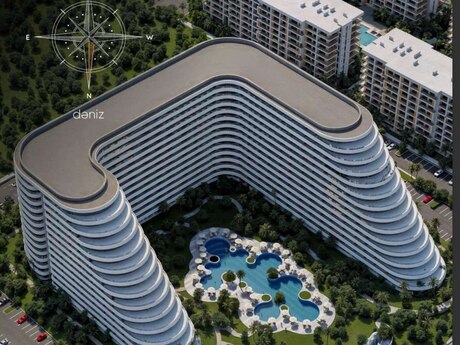 1-комн. новостройка - пос. Sea Breeze - 42.5 м²