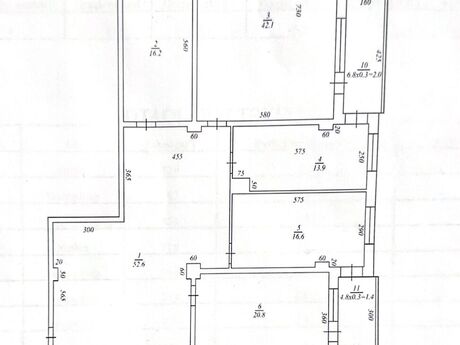 4 otaqlı yeni tikili - Sabunçu r. - 190.5 m²