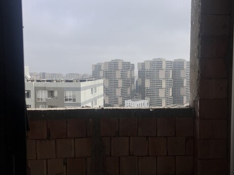 1 otaqlı yeni tikili - İnşaatçılar m. - 60.6 m²