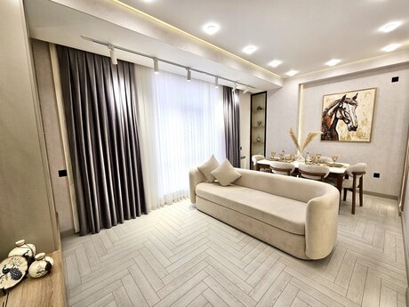2 otaqlı yeni tikili - Qara Qarayev m. - 76.5 m²