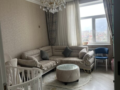 Satılır 1 otaqlı yeni tikili 58 m², Əhmədli q.