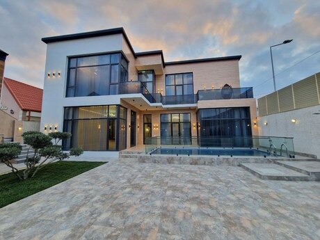 5 otaqlı həyət evi/bağ evi - Mərdəkan q. - 400 m²