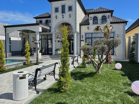 5 otaqlı həyət evi/bağ evi - Mərdəkan q. - 240 m²