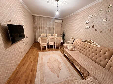 3 otaqlı köhnə tikili - Əhmədli m. - 80 m²