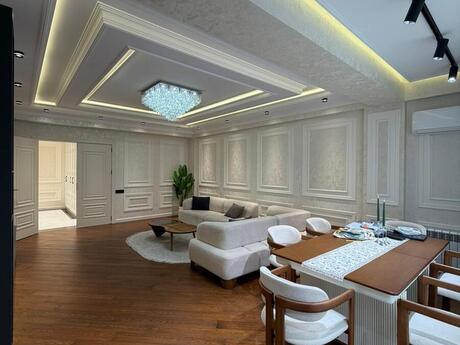4 otaqlı yeni tikili - İnşaatçılar m. - 153 m²