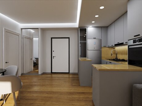 2 otaqlı yeni tikili - Nizami m. - 60 m²